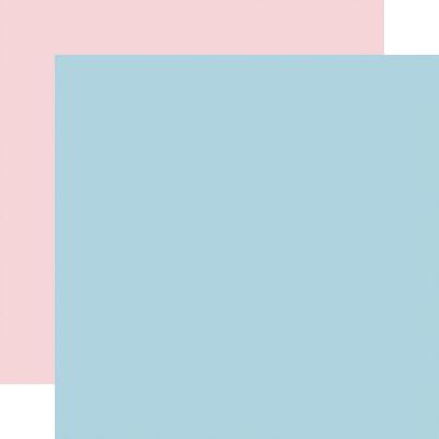 Echo Park Our Little Princess Cardstock - Blue/Pink